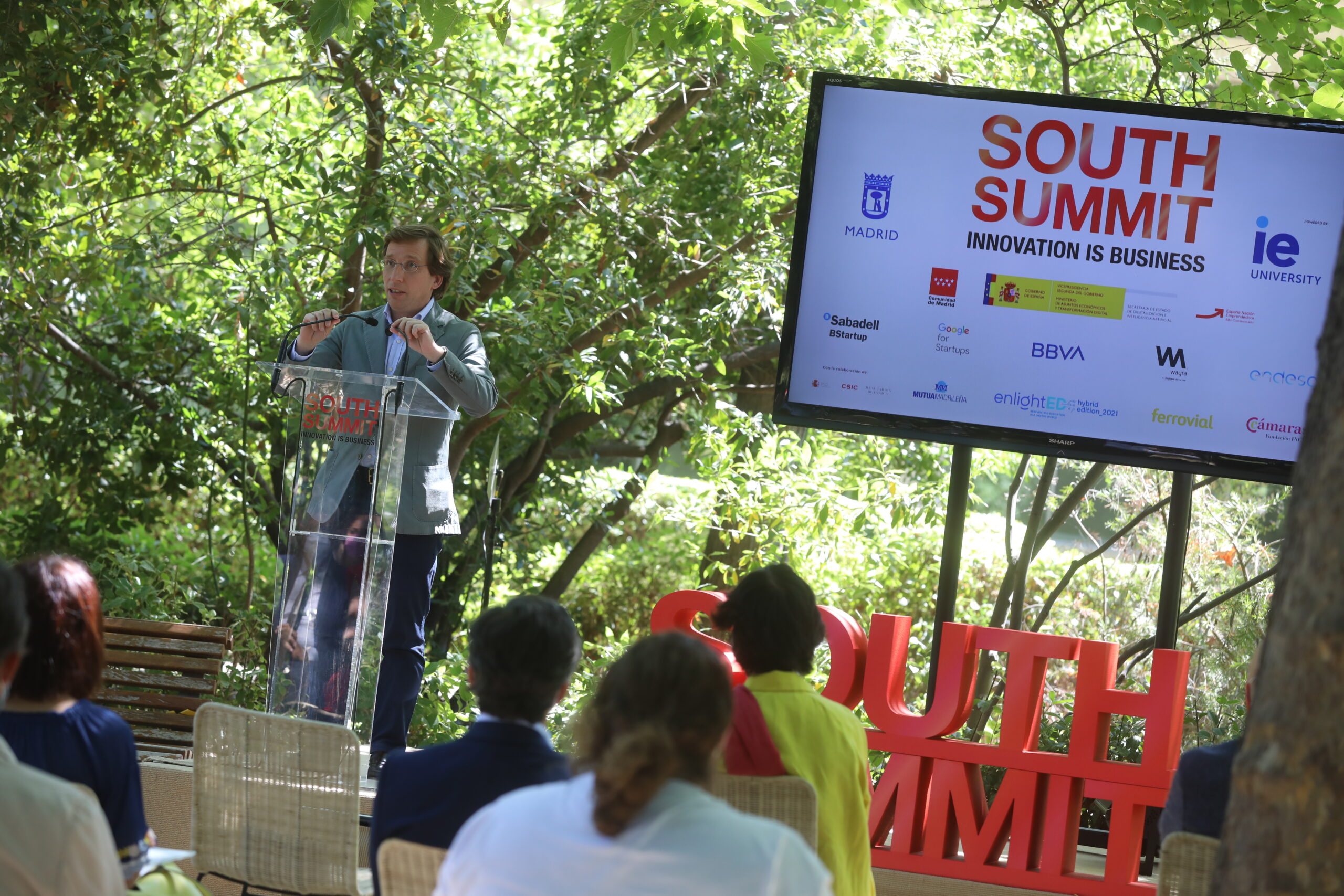 Almeida sitúa al South Summit 2021 en el “punto de partida de la recuperación de Madrid tras la pandemia”