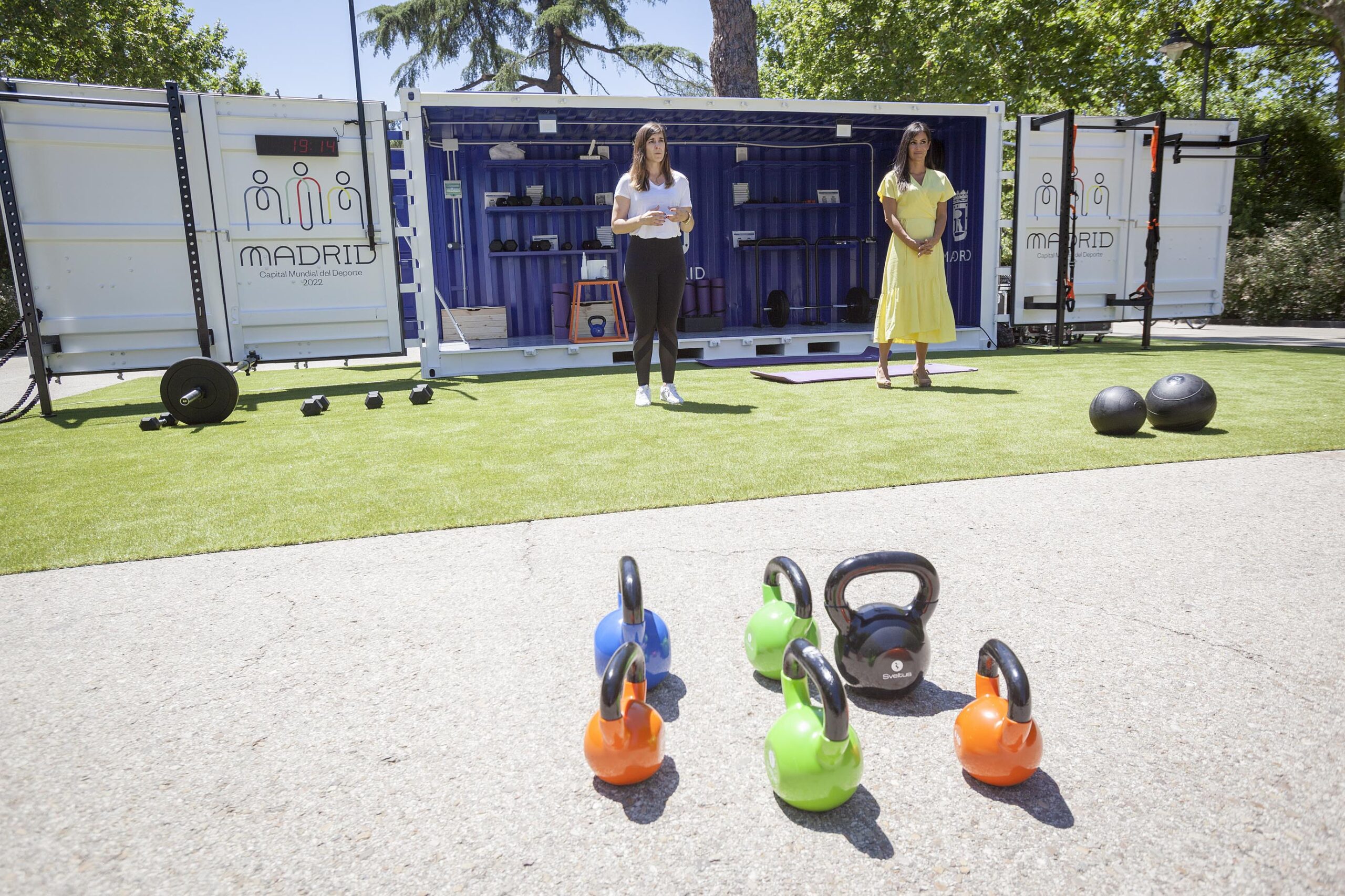 El deporte llega a los parques madrileños con Cubo Gym Madrid