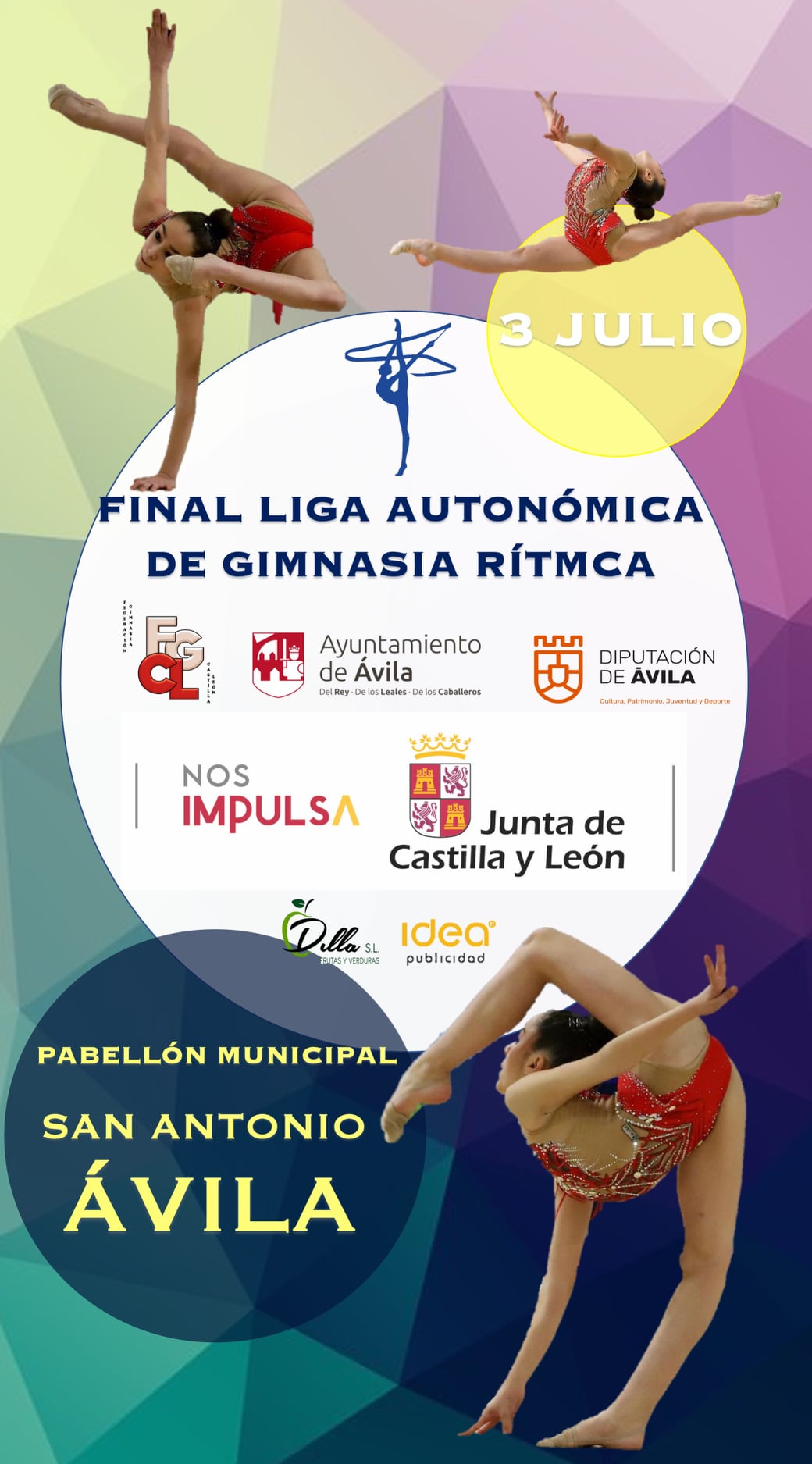 Fase final de la liga autonómica de gimnasia rítmica