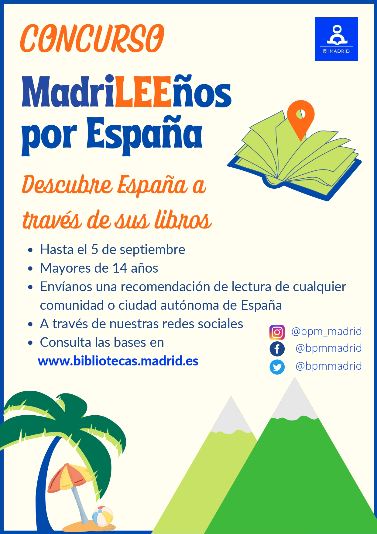 Las bibliotecas municipales animan a los usuarios a recomendar libros para descubrir España