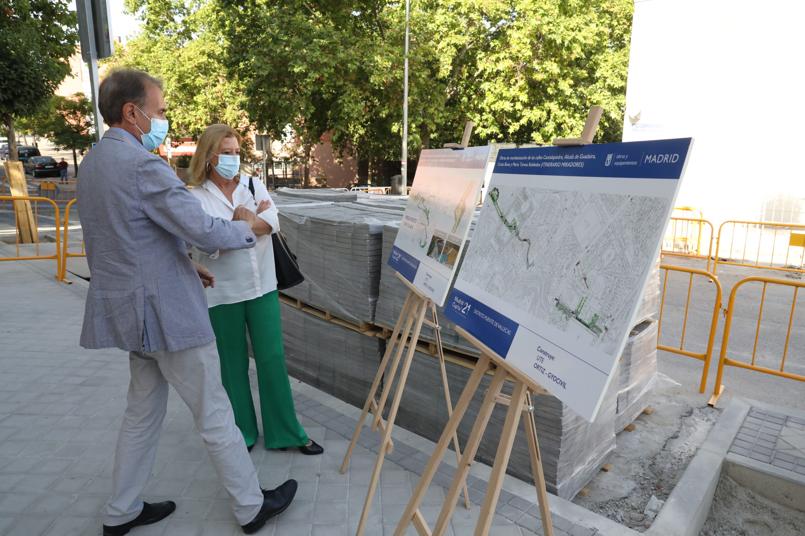 Los miradores de Puente de Vallecas estarán conectados peatonalmente antes de final de año