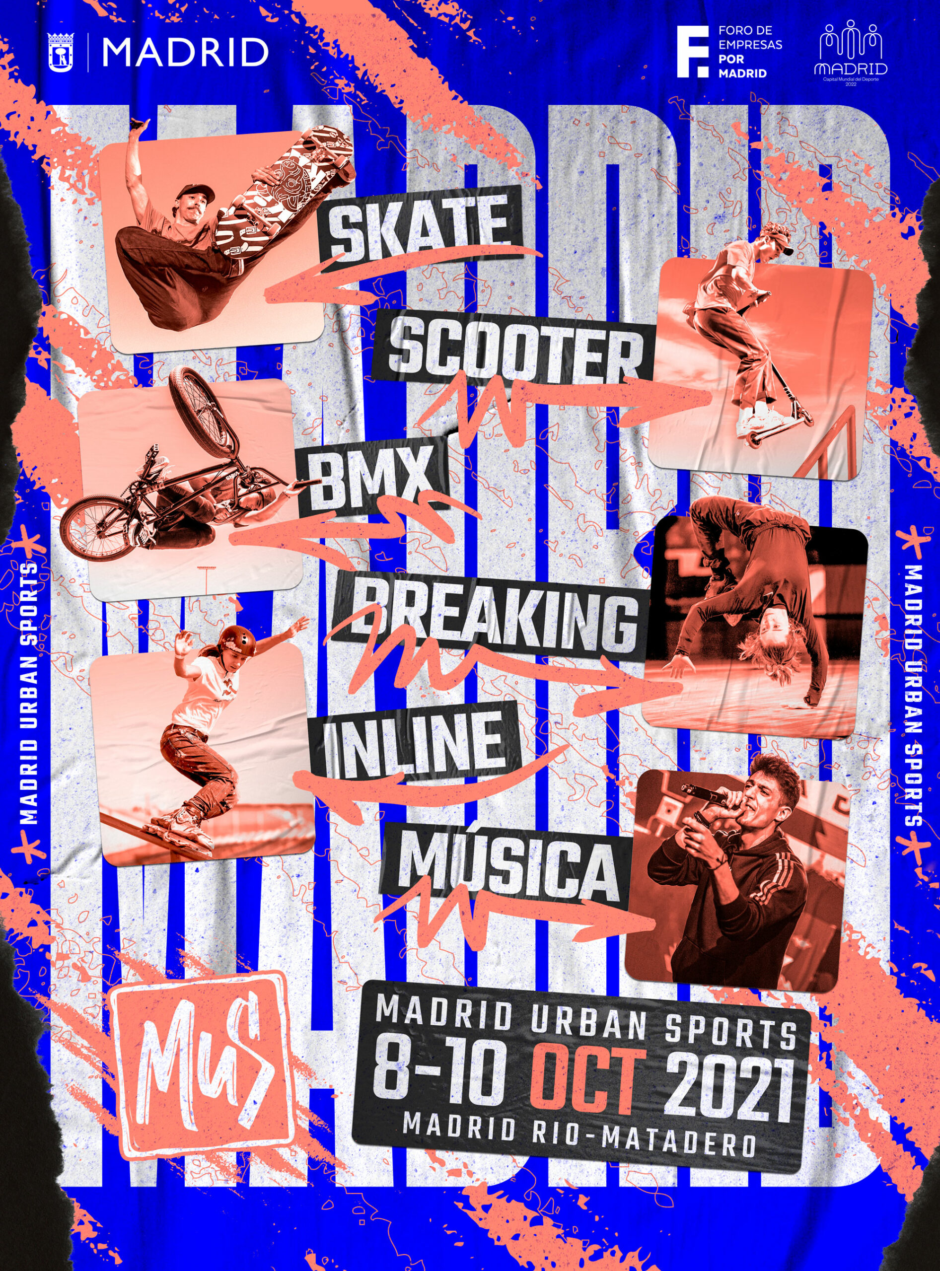 Madrid Urban Sports: la competición internacional de deporte urbano llega a la ciudad