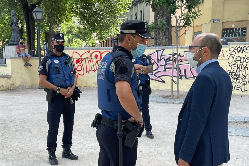 Todo a punto en Las Vistillas para La Paloma