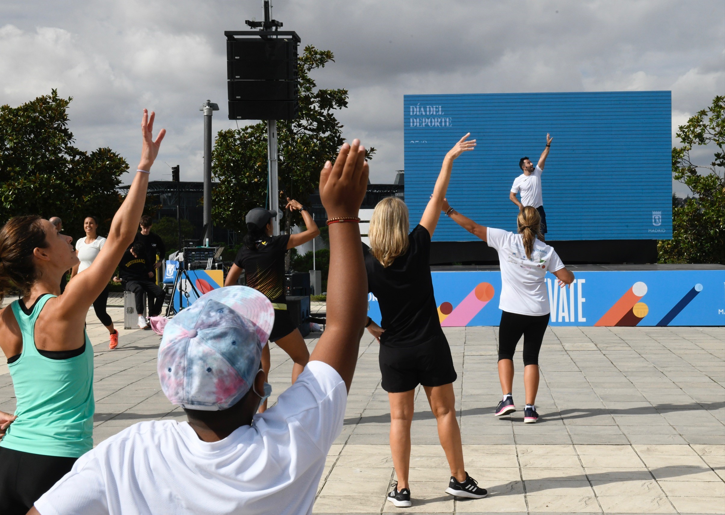 Cientos de madrileños celebran el Día del Deporte enfocado en crear hábitos saludables en los menores