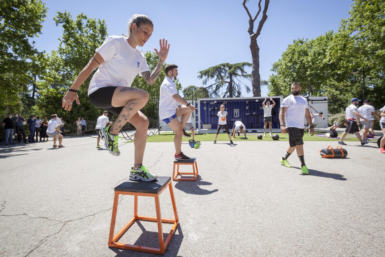 Cubo Gym Madrid llega al parque Juan Carlos I de Barajas con clases gratuitas en septiembre