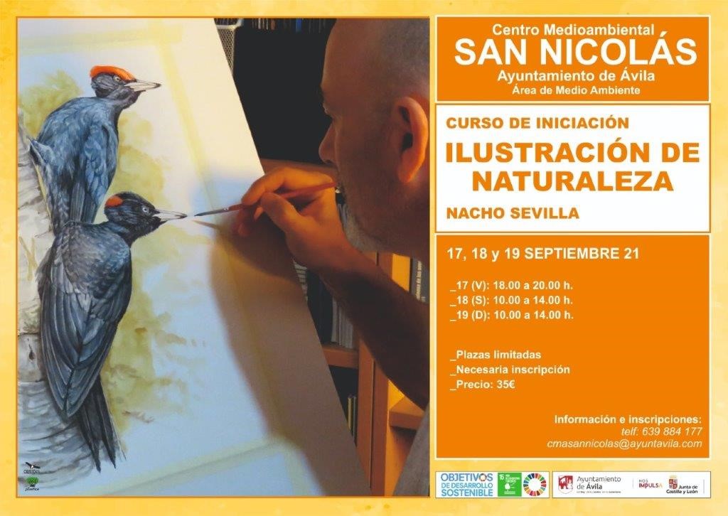 Curso de iniciación a la ilustración de naturaleza
