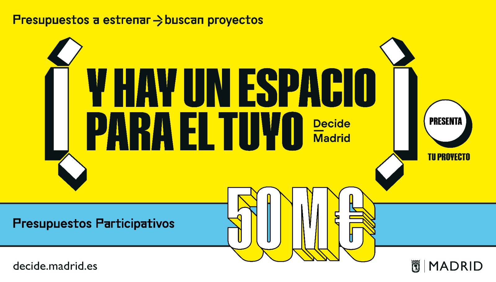 El Ayuntamiento de Madrid abre una nueva convocatoria de presupuestos participativos