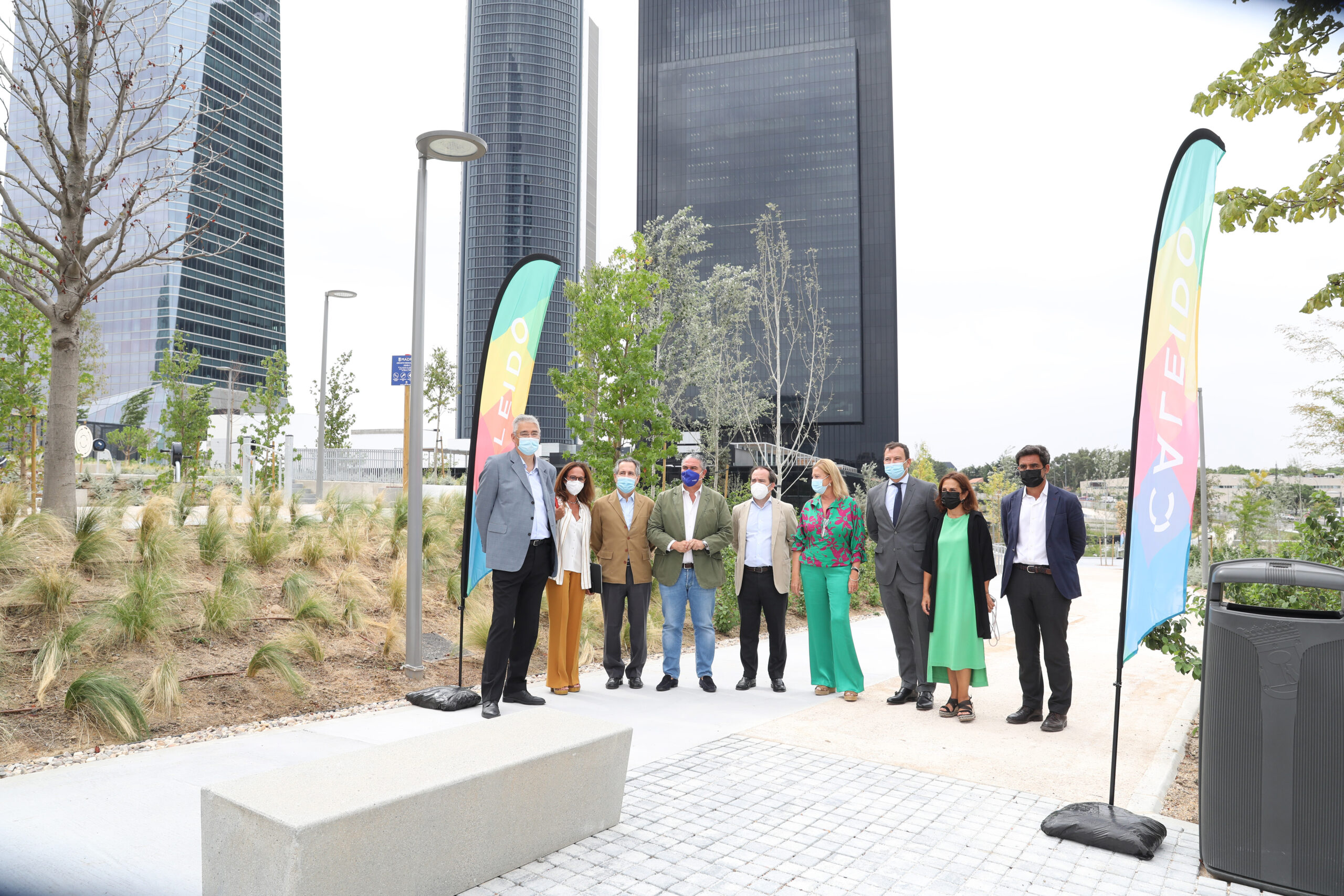 Finalizan las obras del parque Caleido, una nueva zona verde en pleno corazón de Madrid