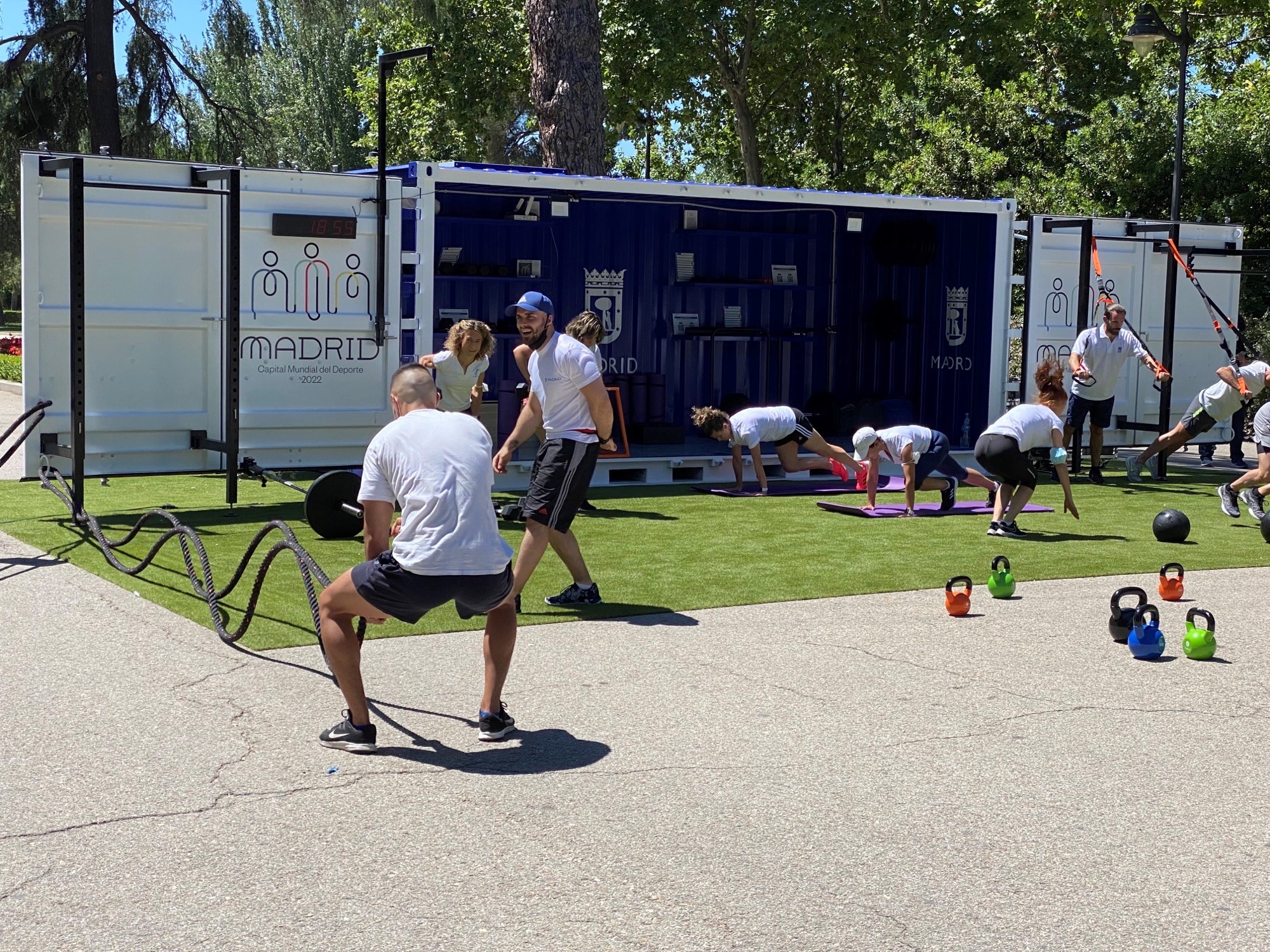 Cubo Gym Madrid aterriza este lunes en la Casa de Campo con clases gratuitas durante noviembre