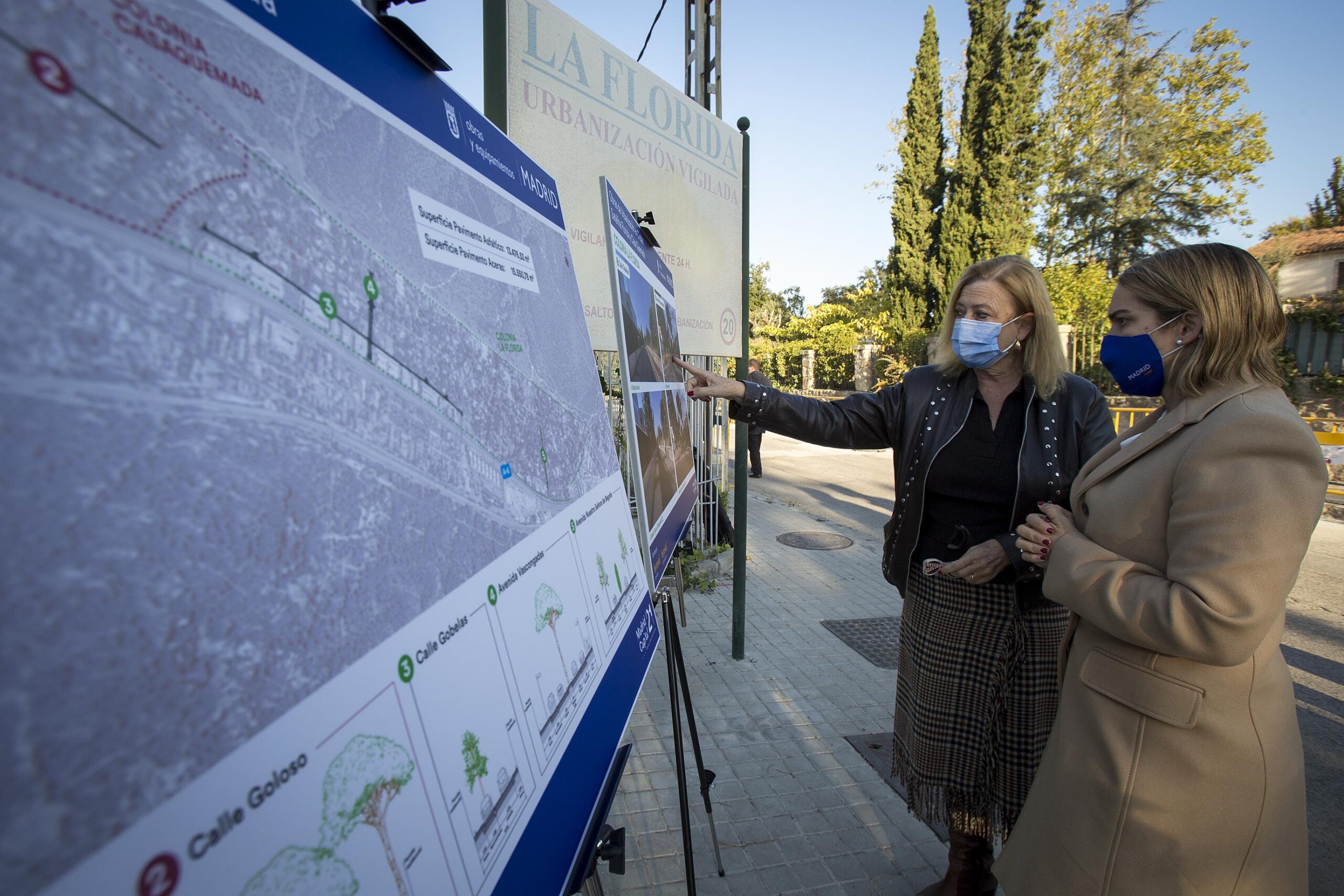 Las obras de mejora de la movilidad peatonal y del tráfico rodado en La Florida finalizarán la próxima primavera