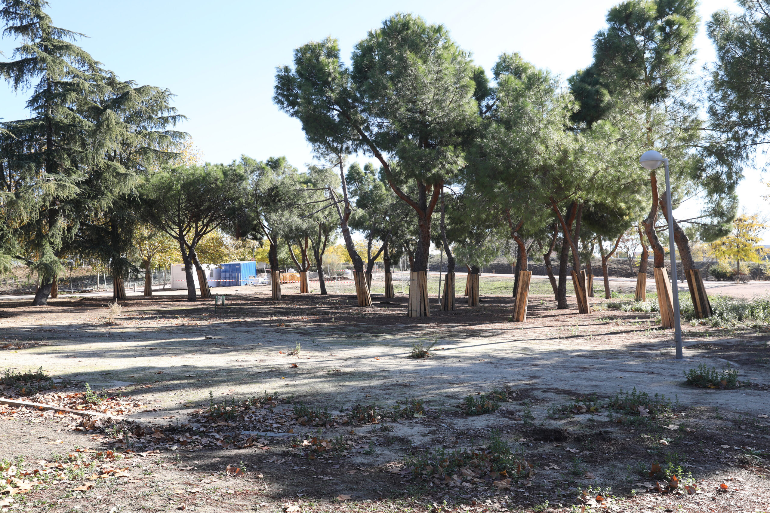 Comienzan las obras de rehabilitación de tres parques en Puente de Vallecas, Vicálvaro y Usera