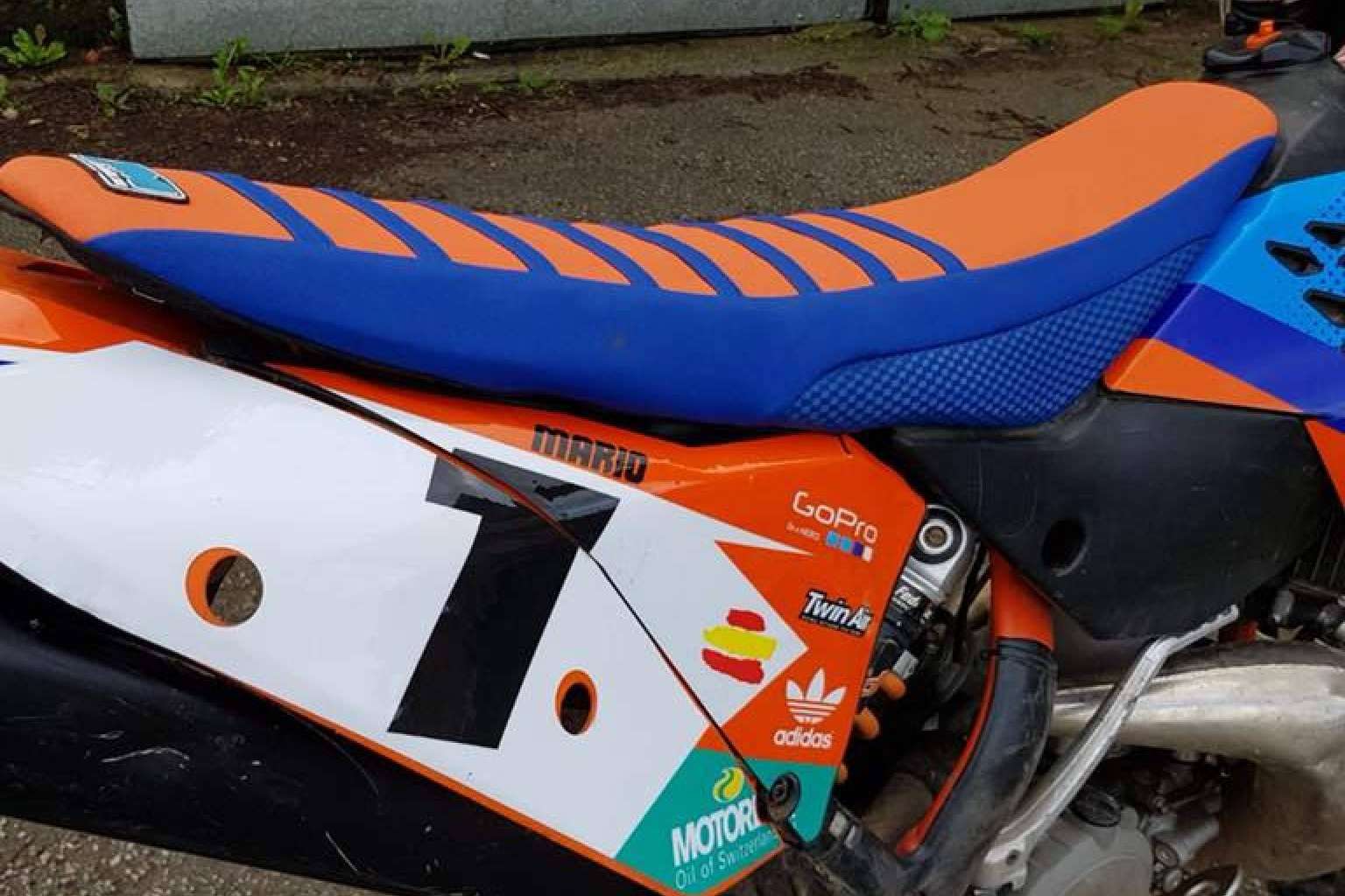 Funda de asiento KTM con JM Fundas