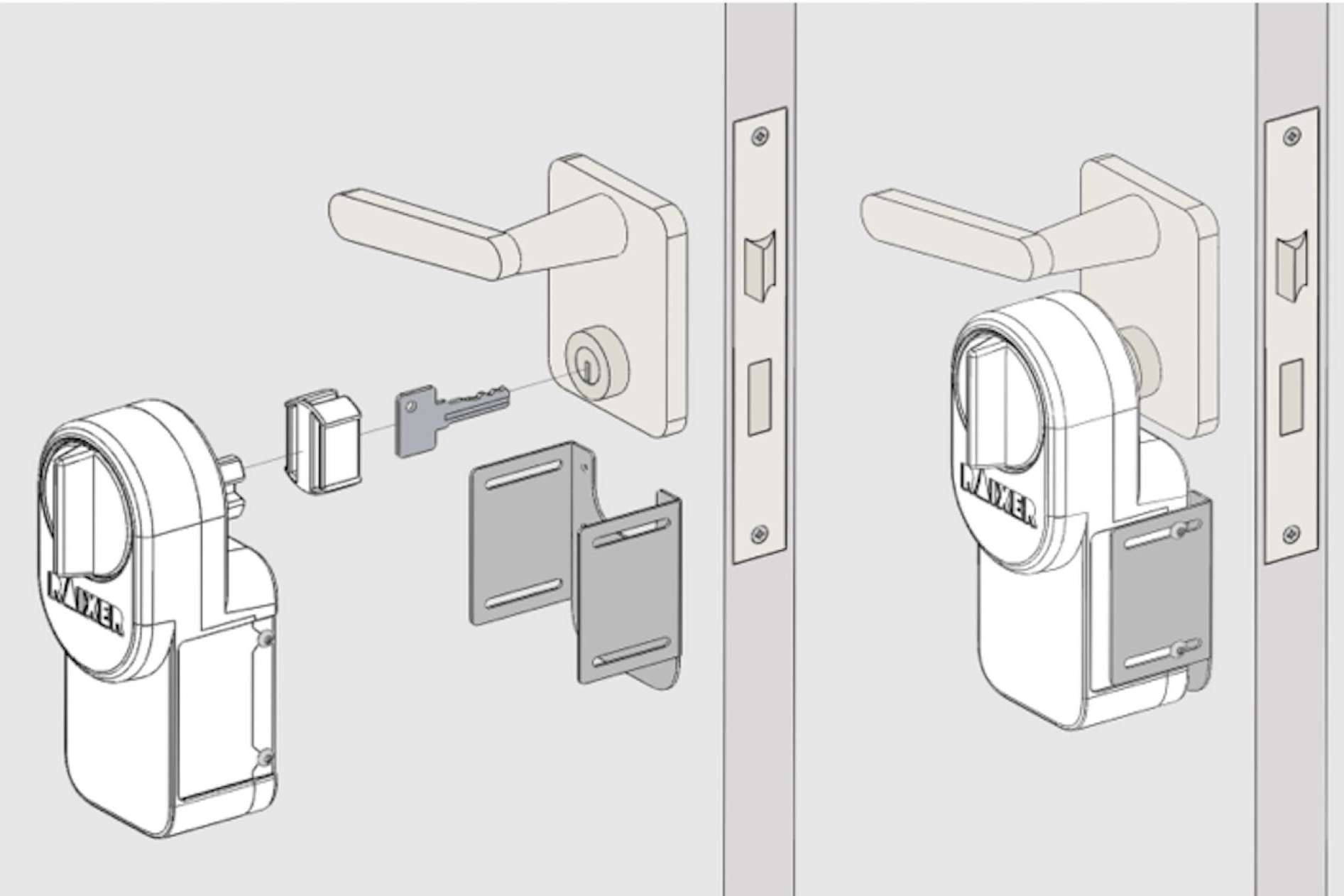Cerraduras inteligentes para abrir puertas a distancia, de la mano de Raixer