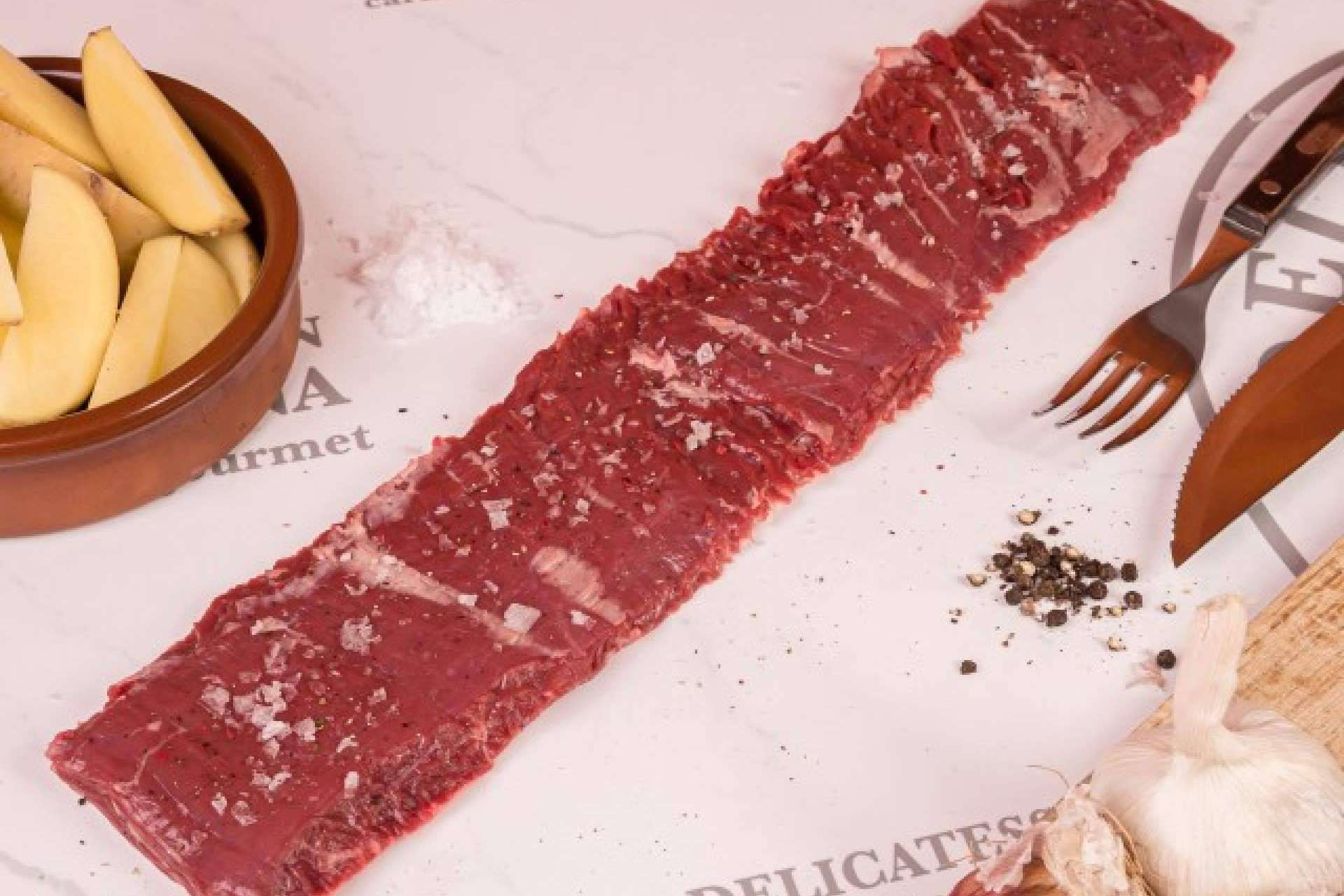 Entraña de ternera con certificación de origen con Delicatessen Argentina
