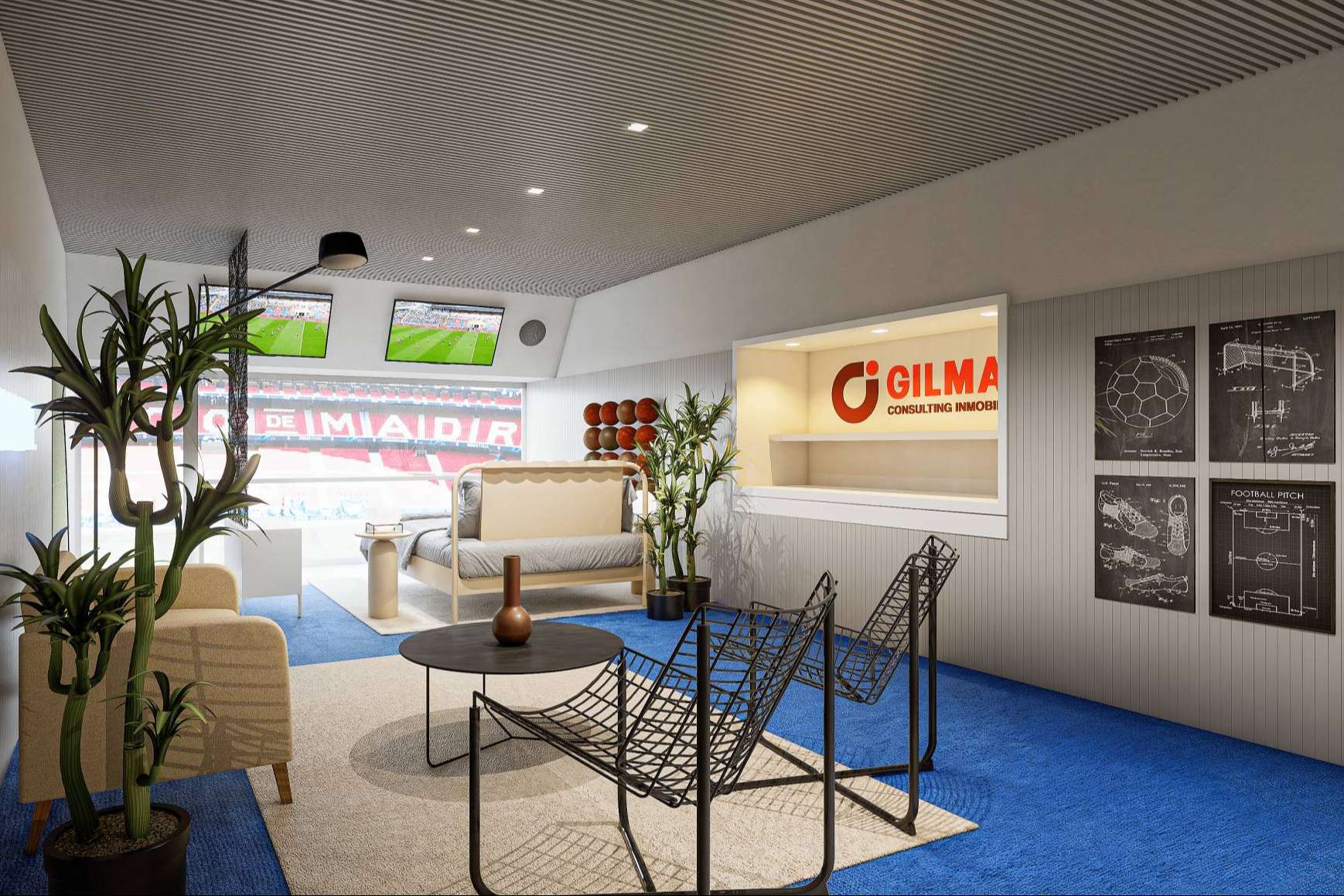 Fotocasa colabora con Gilmar para montar un piso en el Cívitas Metropolitano