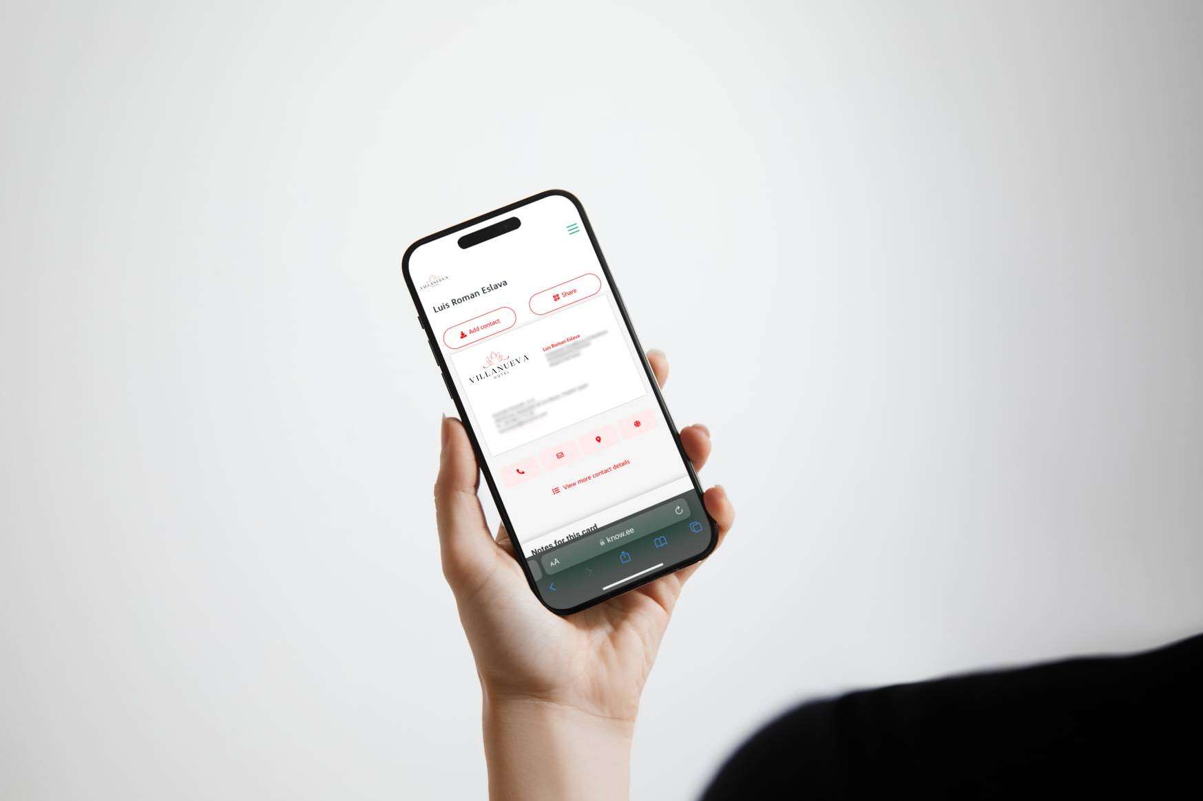 Lo que no debe faltar en la tarjeta de visita digital