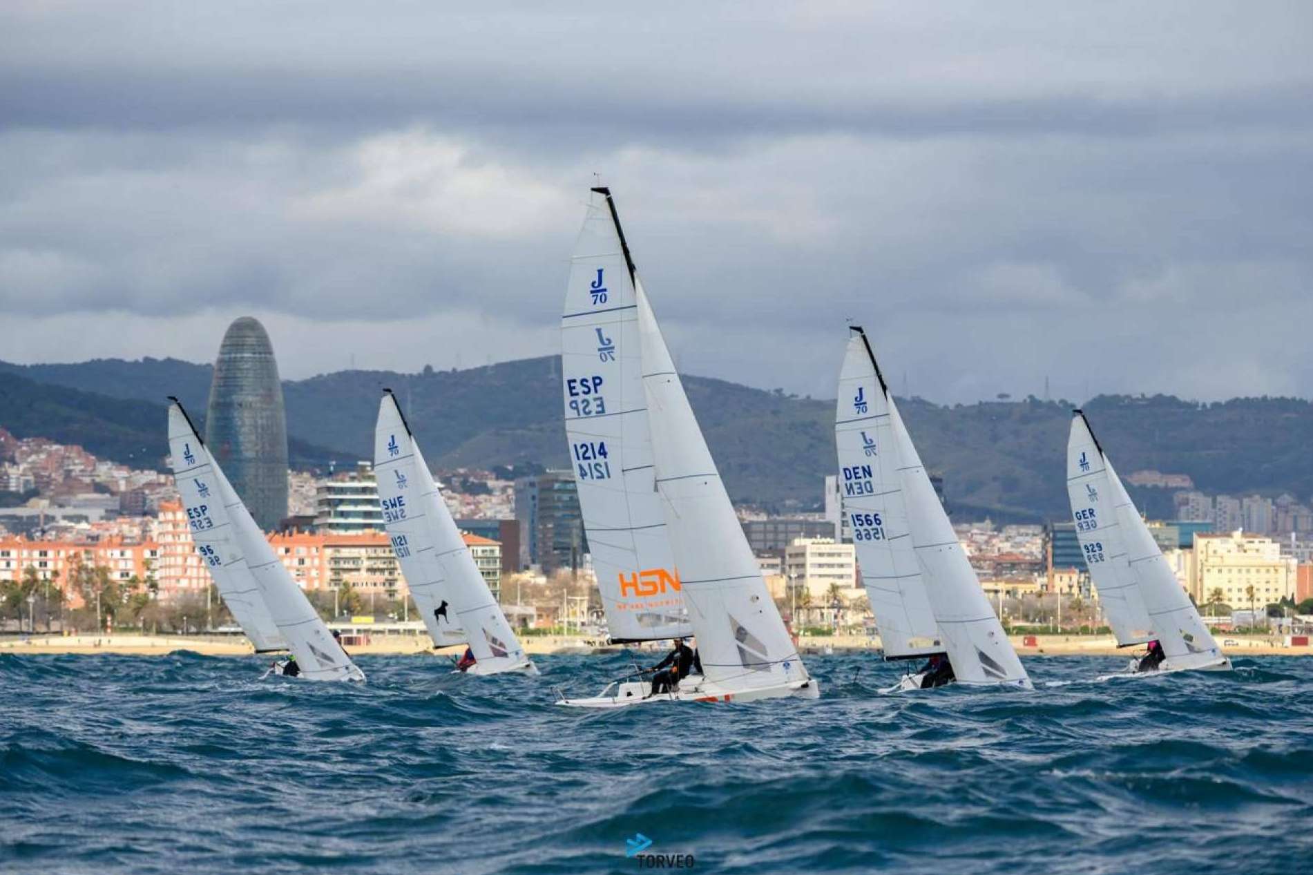 Las Barcelona Spring Series de J70 llegan a su recta final, con HSN como líder