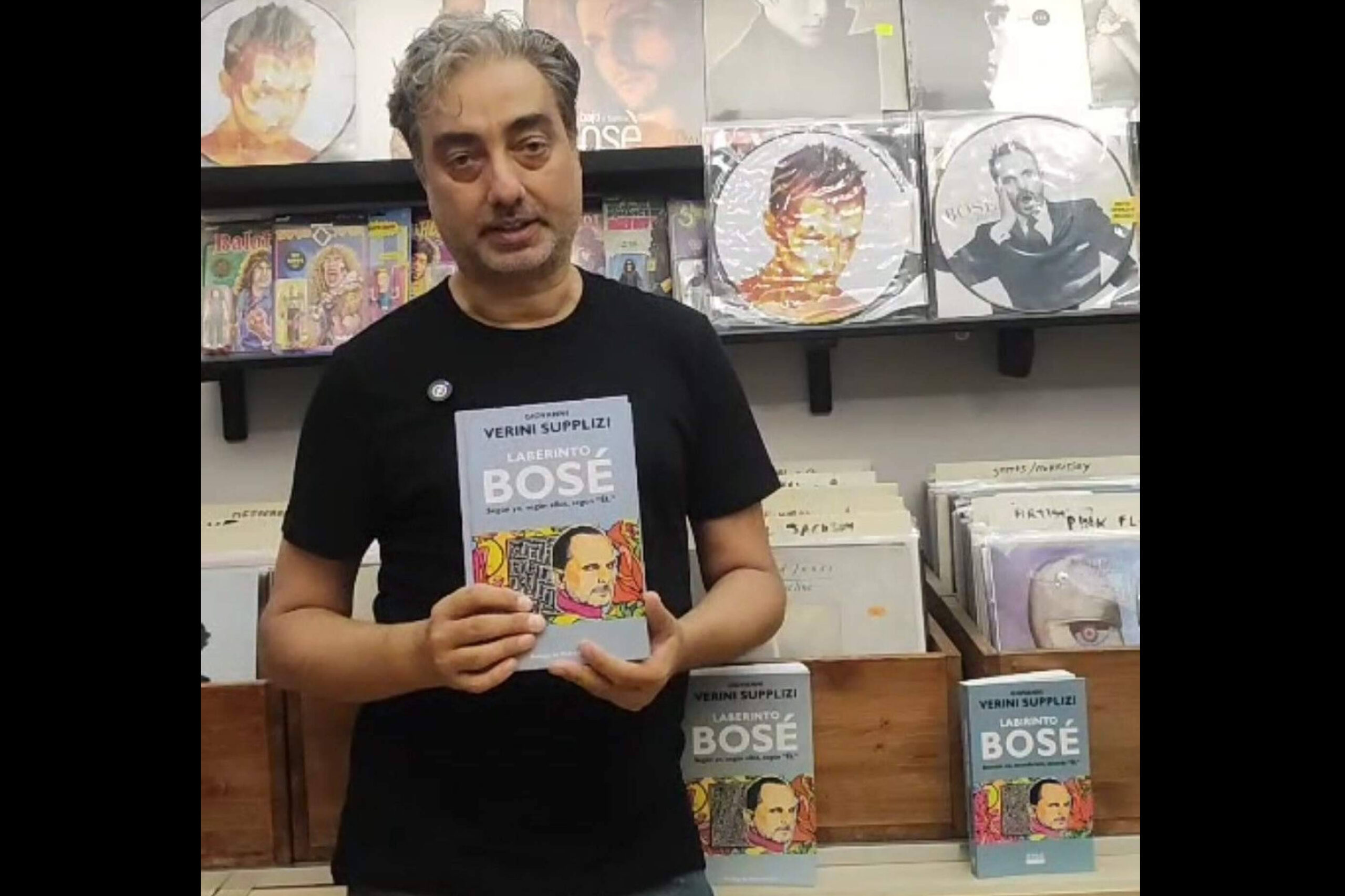 Giovanni Verini presenta el libro LABERINTO BOSÉ, un libro exclusivo sobre Miguel Bosé