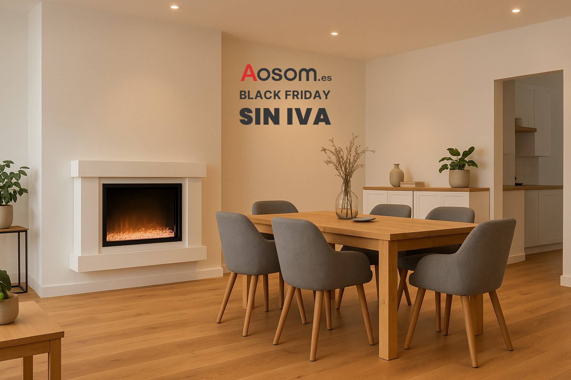 Aosom.es activa su campaña Black Friday sin IVA con descuentos en miles de productos