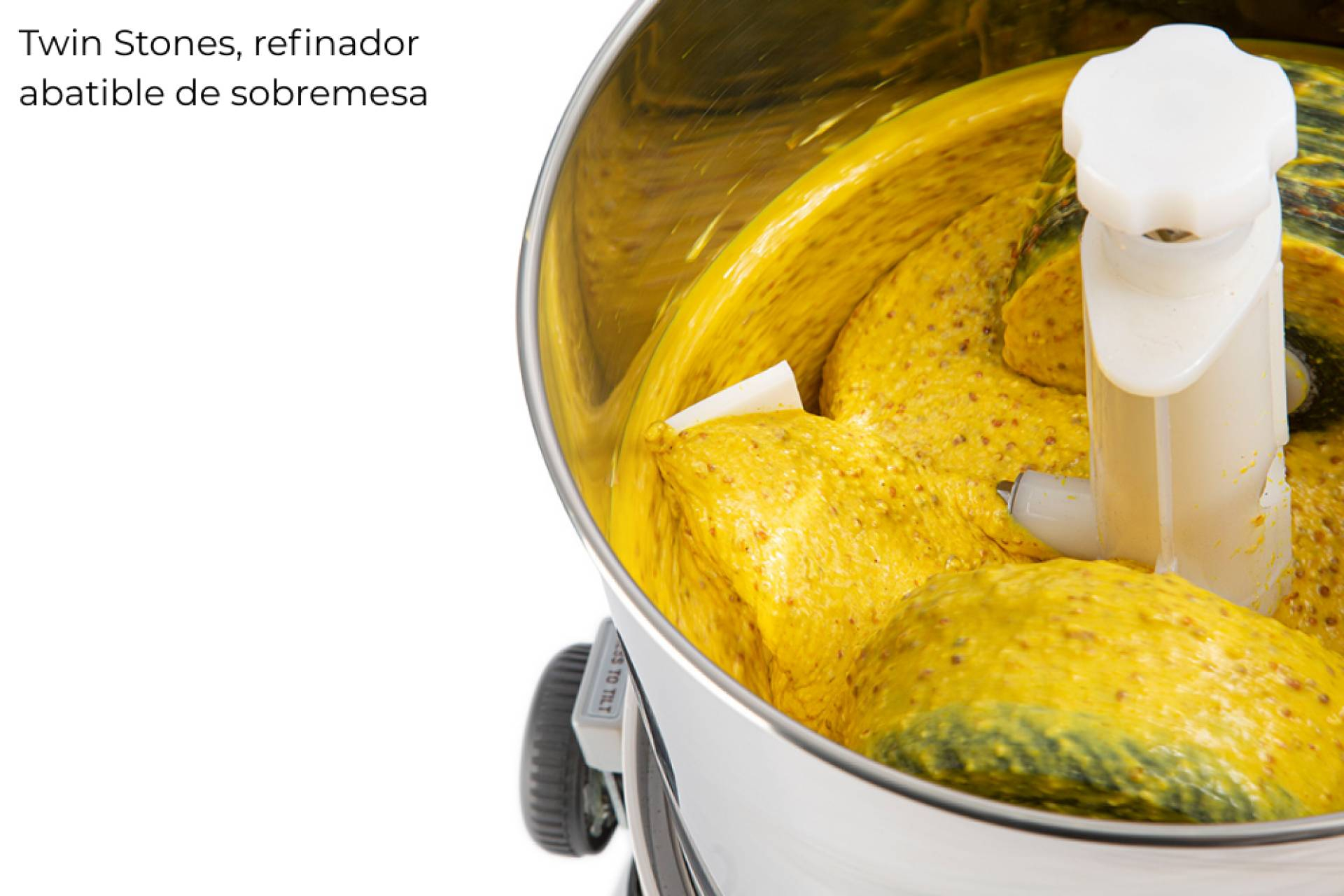 GrupoHoreca presenta la nueva versión del refinador Twin Stones para chocolate y cremas artesanales
