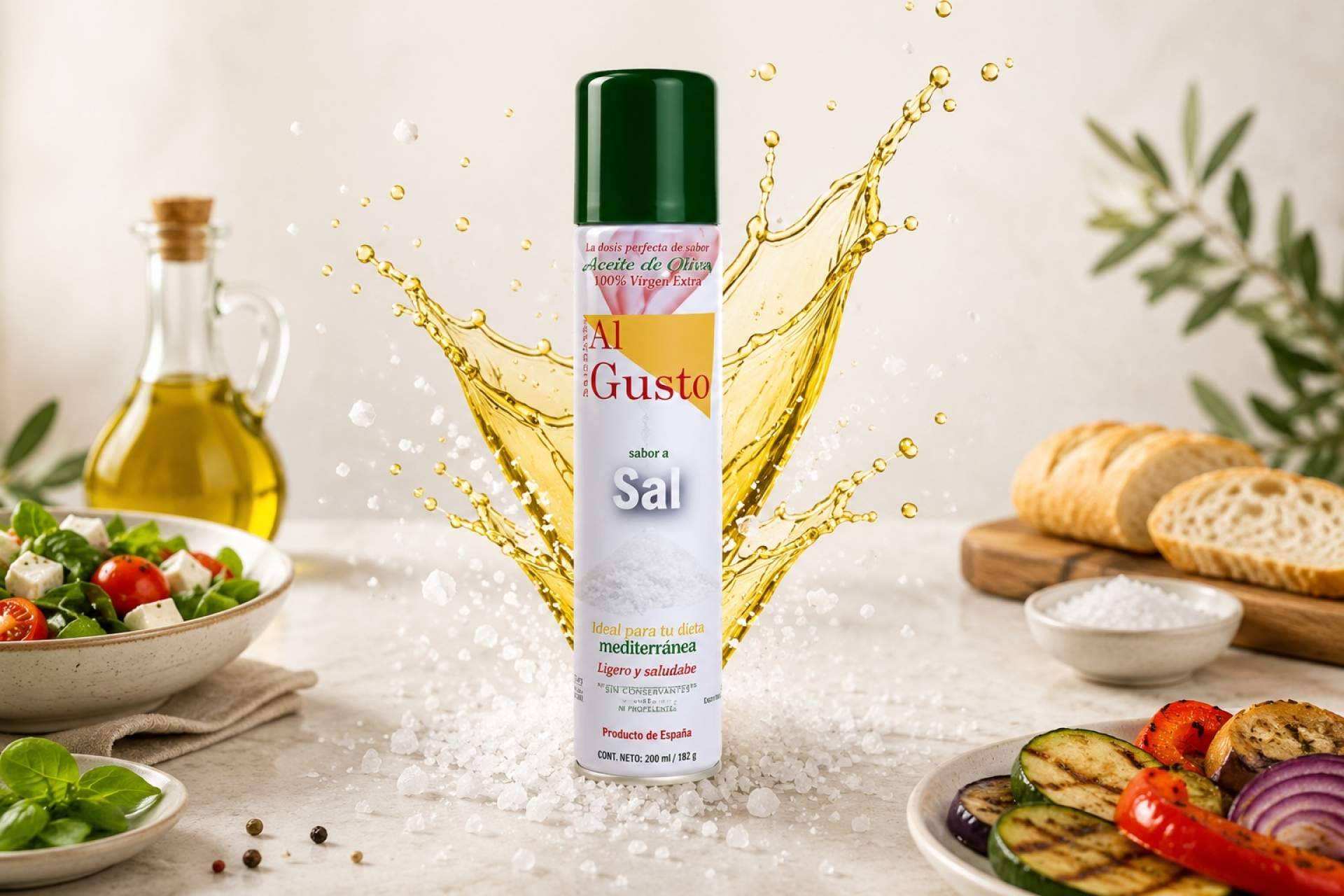 Aceite de oliva en aerosol; utilidad en la cocina y opciones de compra